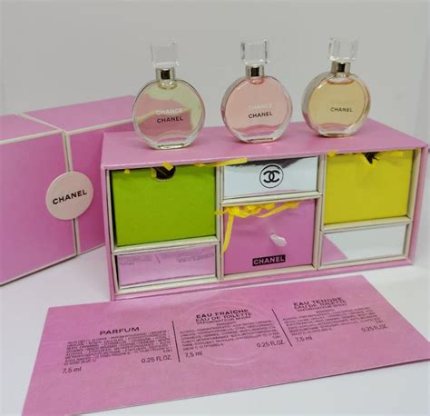 chanel miniature perfume gift set|Chanel miniature perfume set price.